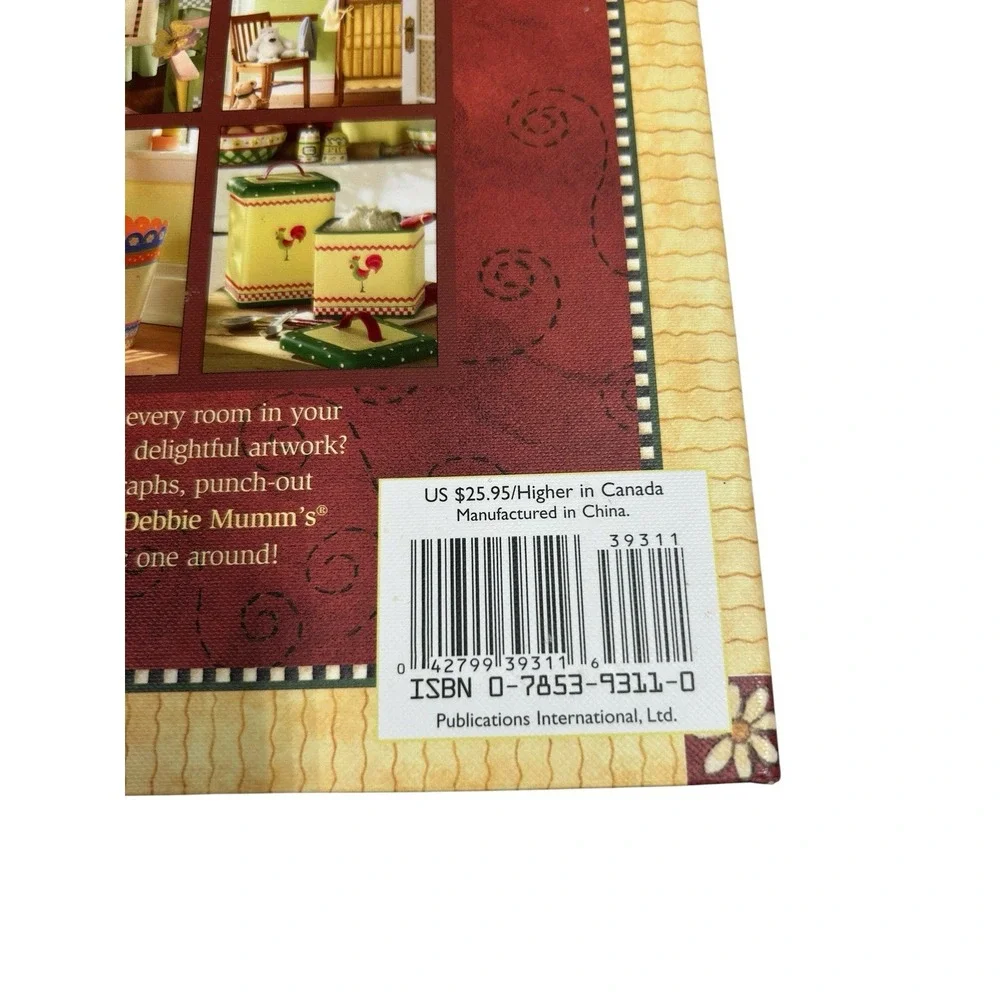 Vtg Debbie Mumms Creative Stenciling Country Farmhouse Book of Stencils 1st Ed